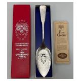Vintage Rogers Co. Silverplate US Independence Day Commemorative Dessert Server (New Old Stock) In Original Box