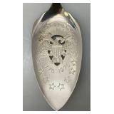 Vintage Rogers Co. Silverplate US Independence Day Commemorative Dessert Server (New Old Stock) In Original Box