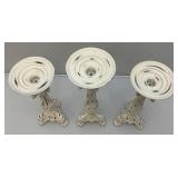 Misc. Size Ornate Candle Stick Holders 14" Tallest