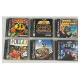 Vintage Play Station Games Including PAC-MAN And More