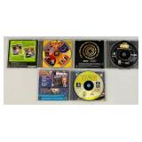 Vintage Play Station Games Including PAC-MAN And More