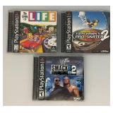 Vintage Play Station Games Including PAC-MAN And More