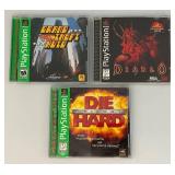 Vintage Play Station Games Including Diablo And More