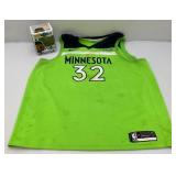 Minnesota #32 Karl-Anthony Towns Jersey (XXXL) And Funko Pop!
