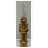 Antique Brass Railroad Caboose Wall Sconce Candle Lamp Made By The Safety Company New York 10"