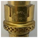 Antique Brass Railroad Caboose Wall Sconce Candle Lamp Made By The Safety Company New York 10"