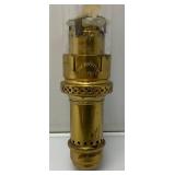Antique Brass Railroad Caboose Wall Sconce Candle Lamp Made By The Safety Company New York 10"