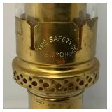 Antique Brass Railroad Caboose Wall Sconce Candle Lamp Made By The Safety Company New York 10"