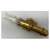 Antique Brass Railroad Caboose Wall Sconce Candle Lamp Made By The Safety Company New York 10"