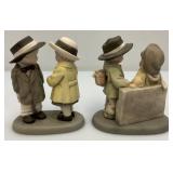 Vintage ENESCO Boy/Girl Figurines & More