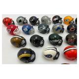 Group Of Miniature Football Helmets 1 1/2" x 2"
