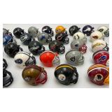 Group Of Miniature Football Helmets 1 1/2" x 2"