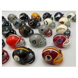 Group Of Miniature Football Helmets 1 1/2" x 2"