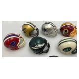 Group Of Miniature Football Helmets 1 3/4" x 2 1/2"