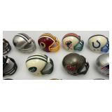 Group Of Miniature Football Helmets 1 3/4" x 2 1/2"