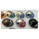 Group Of Miniature Football Helmets 1 3/4" x 2 1/2"
