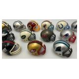 Group Of Miniature Football Helmets 1 3/4" x 2 1/2"