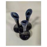 Van Briggle Art Pottery Triple Bud Vase