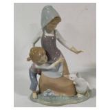 Lladro "Avoiding the Goose" Figurine #5033
