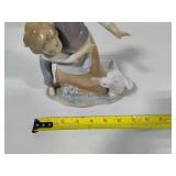 Lladro "Avoiding the Goose" Figurine #5033