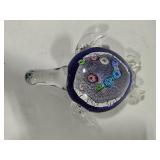 Murano Style Turtle Art Glass Paperweight