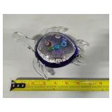 Murano Style Turtle Art Glass Paperweight