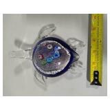 Murano Style Turtle Art Glass Paperweight