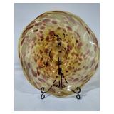 Stunning Art Glass Decorative Bowl