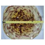 Stunning Art Glass Decorative Bowl