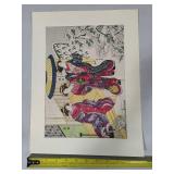 Antique Asian Woodblock Prints