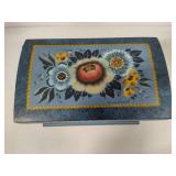 Wooden Hand Painted Storage Box
