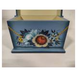 Wooden Hand Painted Storage Box