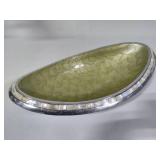 Julia Knight Mother of Pearl Oval Serving Bowl