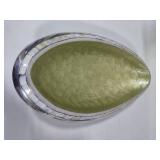 Julia Knight Mother of Pearl Oval Serving Bowl