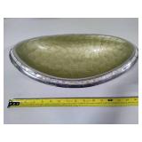 Julia Knight Mother of Pearl Oval Serving Bowl
