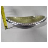 Julia Knight Mother of Pearl Oval Serving Bowl