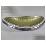 Julia Knight Mother of Pearl Oval Serving Bowl