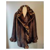 Pamela McCoy Faux Fur Jacket (Sz 1X)