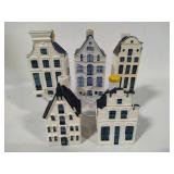Five Blue Delft