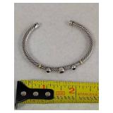 David Yurman 18K Gold & Sterling 925 Cable Bracelet