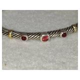 David Yurman 18K Gold & Sterling 925 Cable Bracelet
