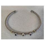 David Yurman 18K Gold & Sterling 925 Cable Bracelet