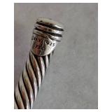 David Yurman 18K Gold & Sterling 925 Cable Bracelet