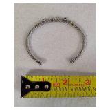 David Yurman 18K Gold & Sterling 925 Cable Bracelet