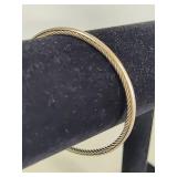 David Yurman 925 Silver Bangle