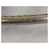 David Yurman 925 Silver Bangle