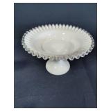 Fenton Silver Crest Pedestal Compote/Candy Dish
