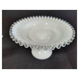 Fenton Silver Crest Pedestal Compote/Candy Dish