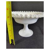 Fenton Silver Crest Pedestal Compote/Candy Dish