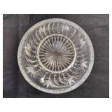 Lead Crystal Biscuit Jar w/Lid
